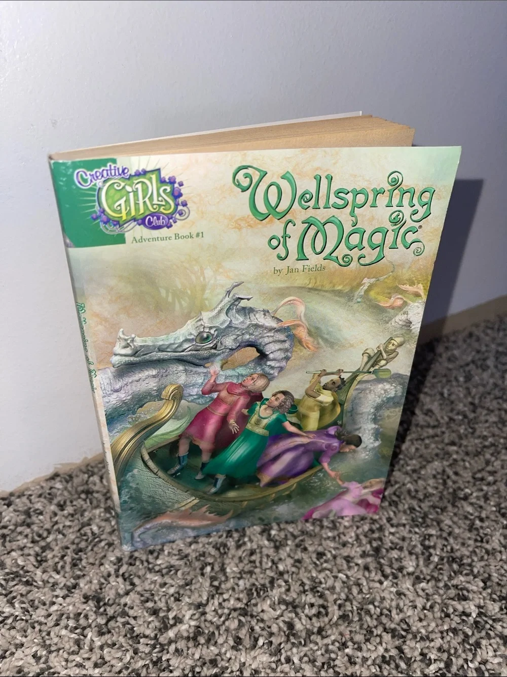 Book: Wellspring of Magic by Jan Fields creative girls club adventure book
